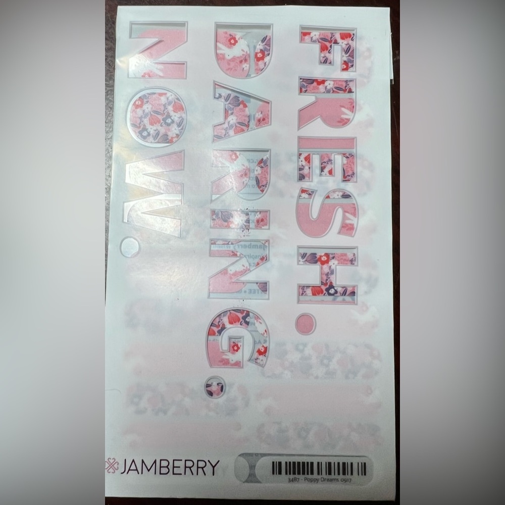 Jamberry Nail Wraps - Poppy Dreams